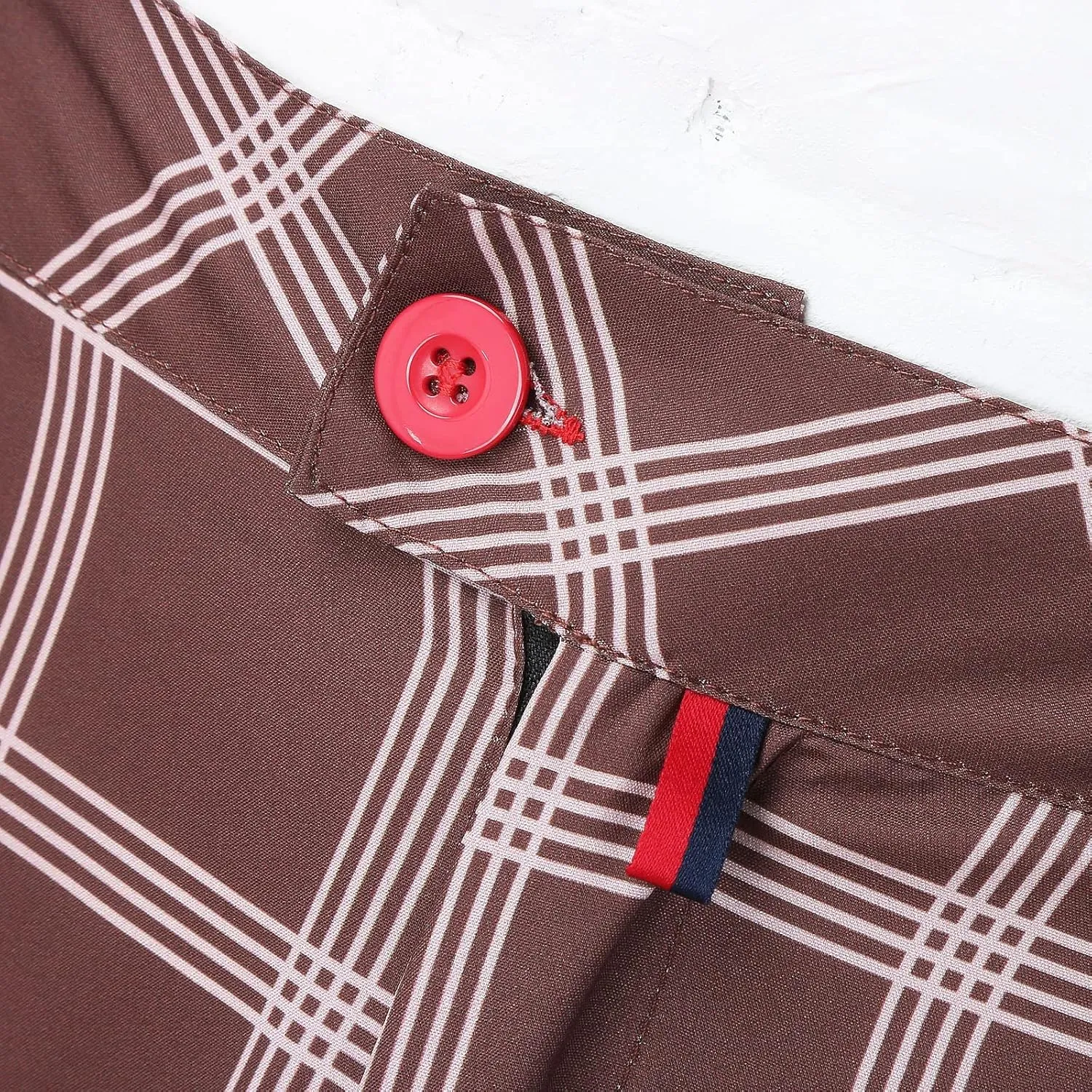 Plaid Slim Fit Dress Pants for Men Tapered Golf Skinny Stretch Chino Pants Mens Casual Slacks Suit Mens Chinos Pants