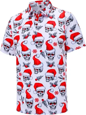 Polo Shirts for Men Short Sleeve Golf Shirts Dry Fit Moisture Wicking Fashion Print Men's Golf Shirt