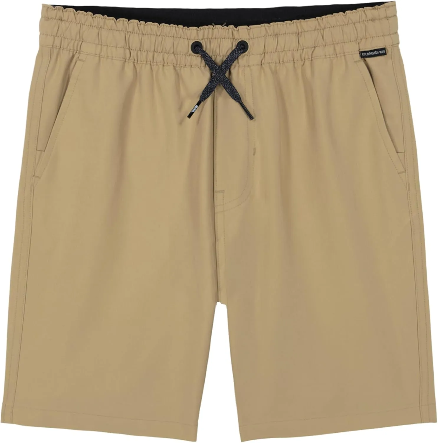 Quiksilver Boys' Eddie Pull-on Amphibian Hybrid Shorts, Water Friendly with Straight Leg Fit