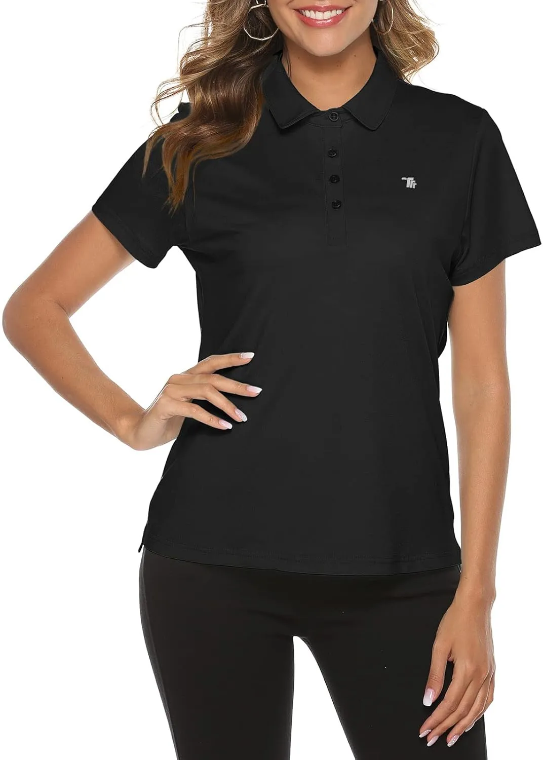 Rdruko Women's Golf Polo Shirts Short Sleeve Dry Fit Moisture Wicking Tennis Sports Casual Collared T Shirts