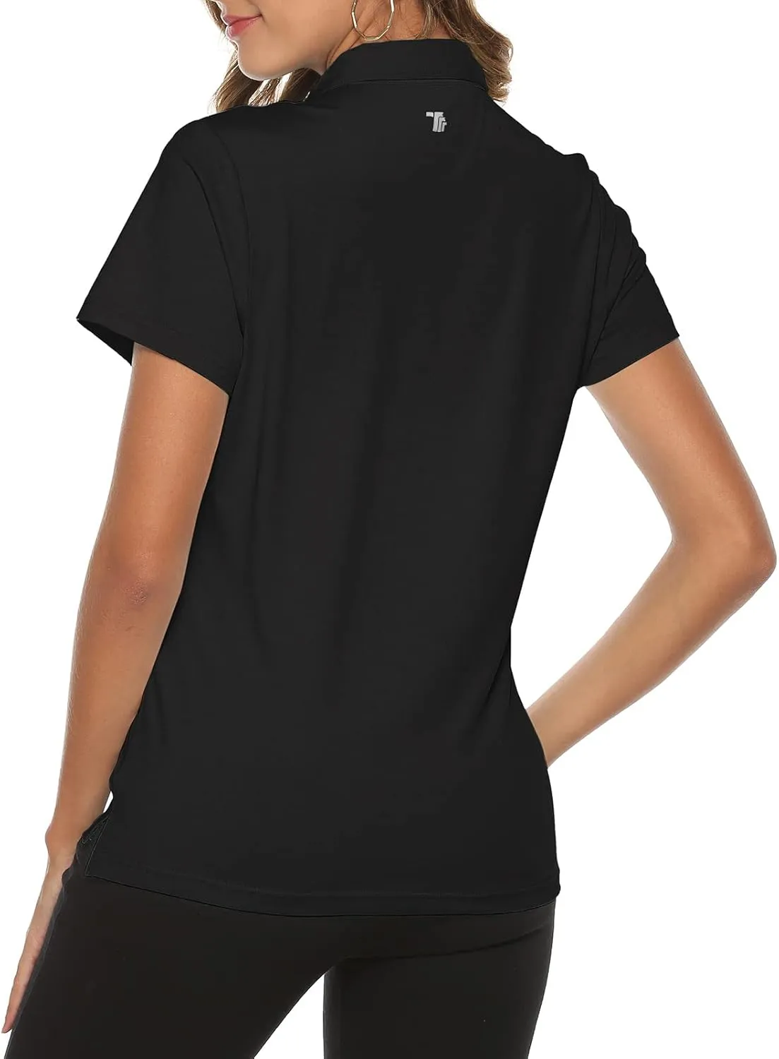 Rdruko Women's Golf Polo Shirts Short Sleeve Dry Fit Moisture Wicking Tennis Sports Casual Collared T Shirts