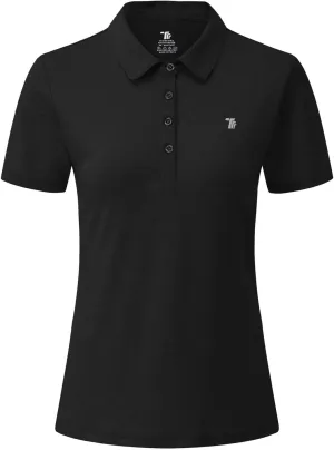 Rdruko Women's Golf Polo Shirts Short Sleeve Dry Fit Moisture Wicking Tennis Sports Casual Collared T Shirts