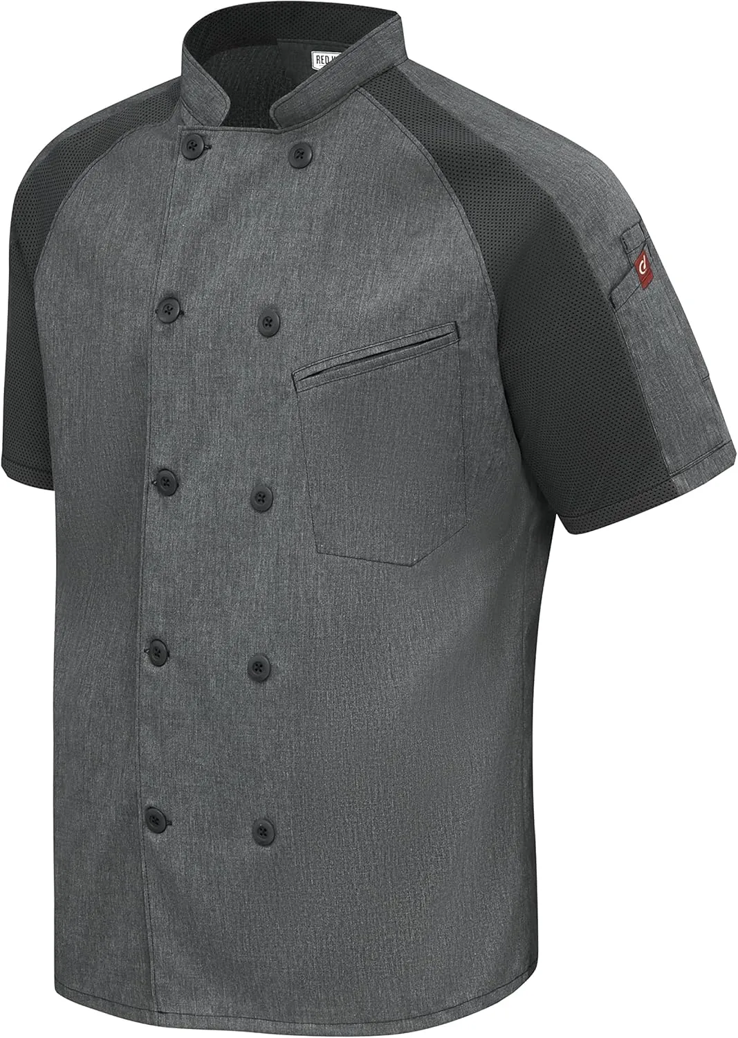 Red Kap mens Airflow Raglan Chef Coat With OilblokChef's Jacket