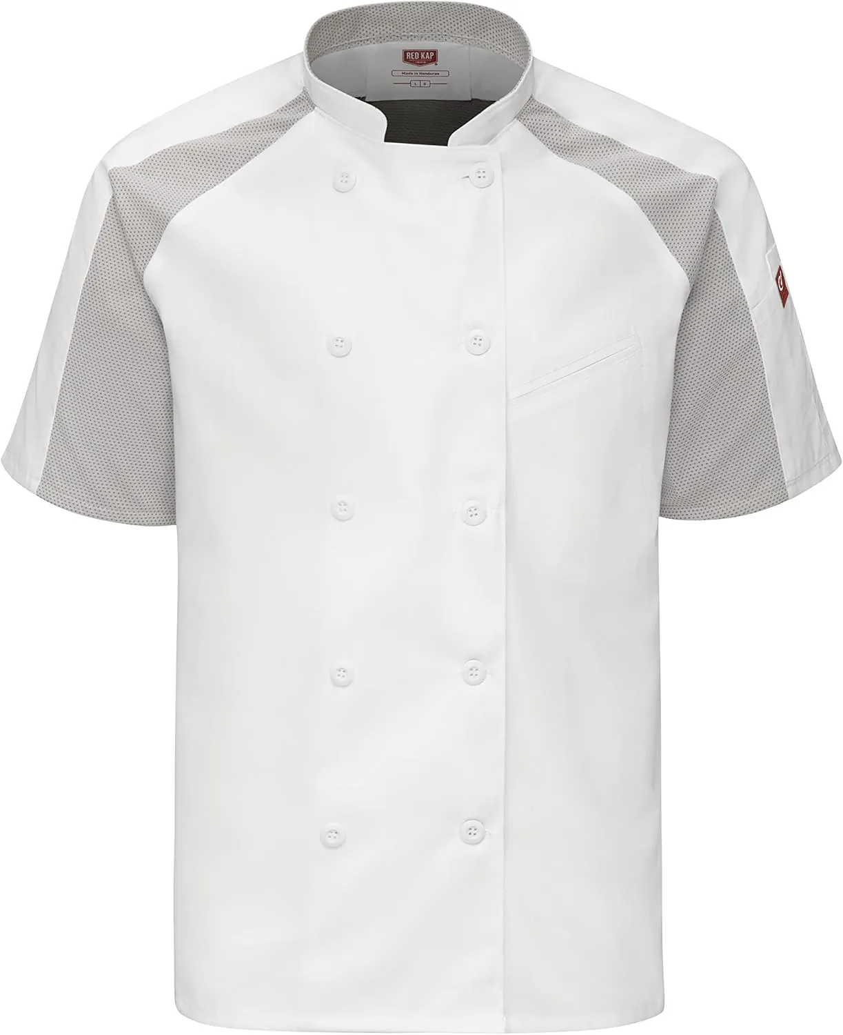 Red Kap mens Airflow Raglan Chef Coat With OilblokChef's Jacket