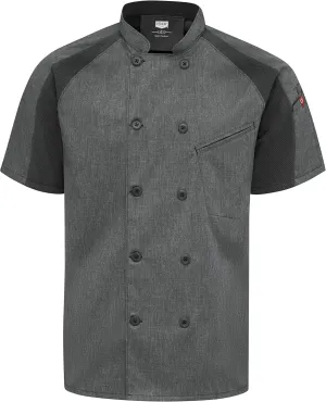 Red Kap mens Airflow Raglan Chef Coat With OilblokChef's Jacket