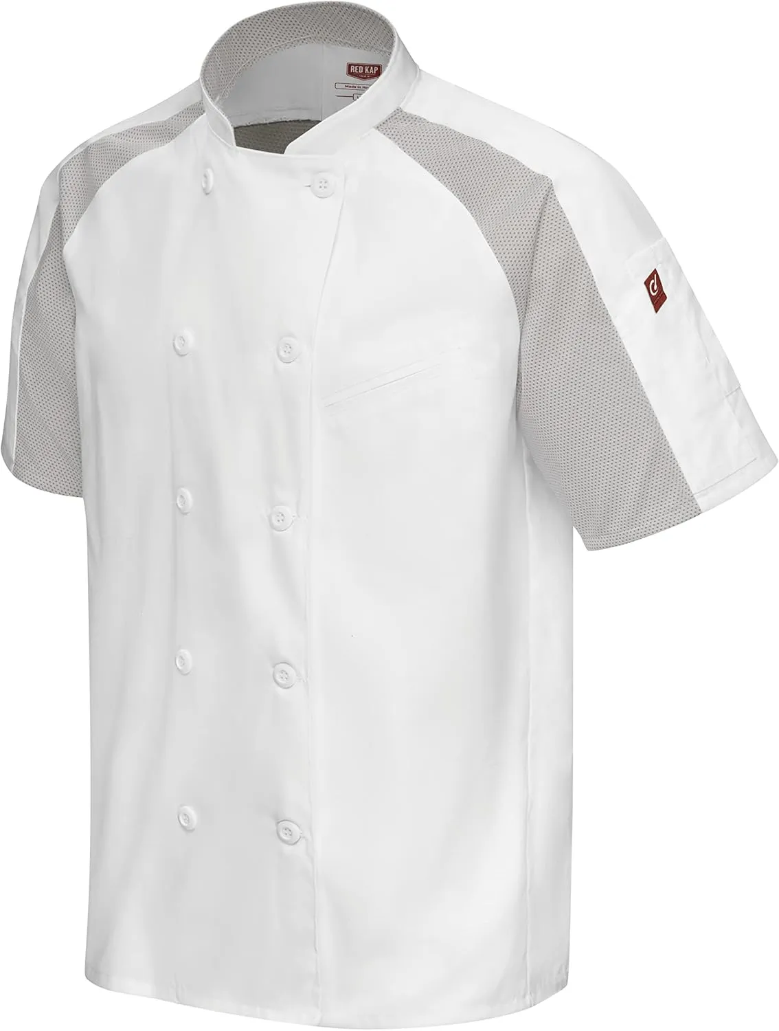 Red Kap mens Airflow Raglan Chef Coat With OilblokChef's Jacket