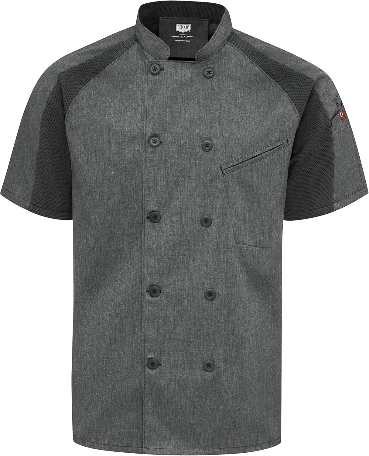 Red Kap mens Airflow Raglan Chef Coat With OilblokChef's Jacket