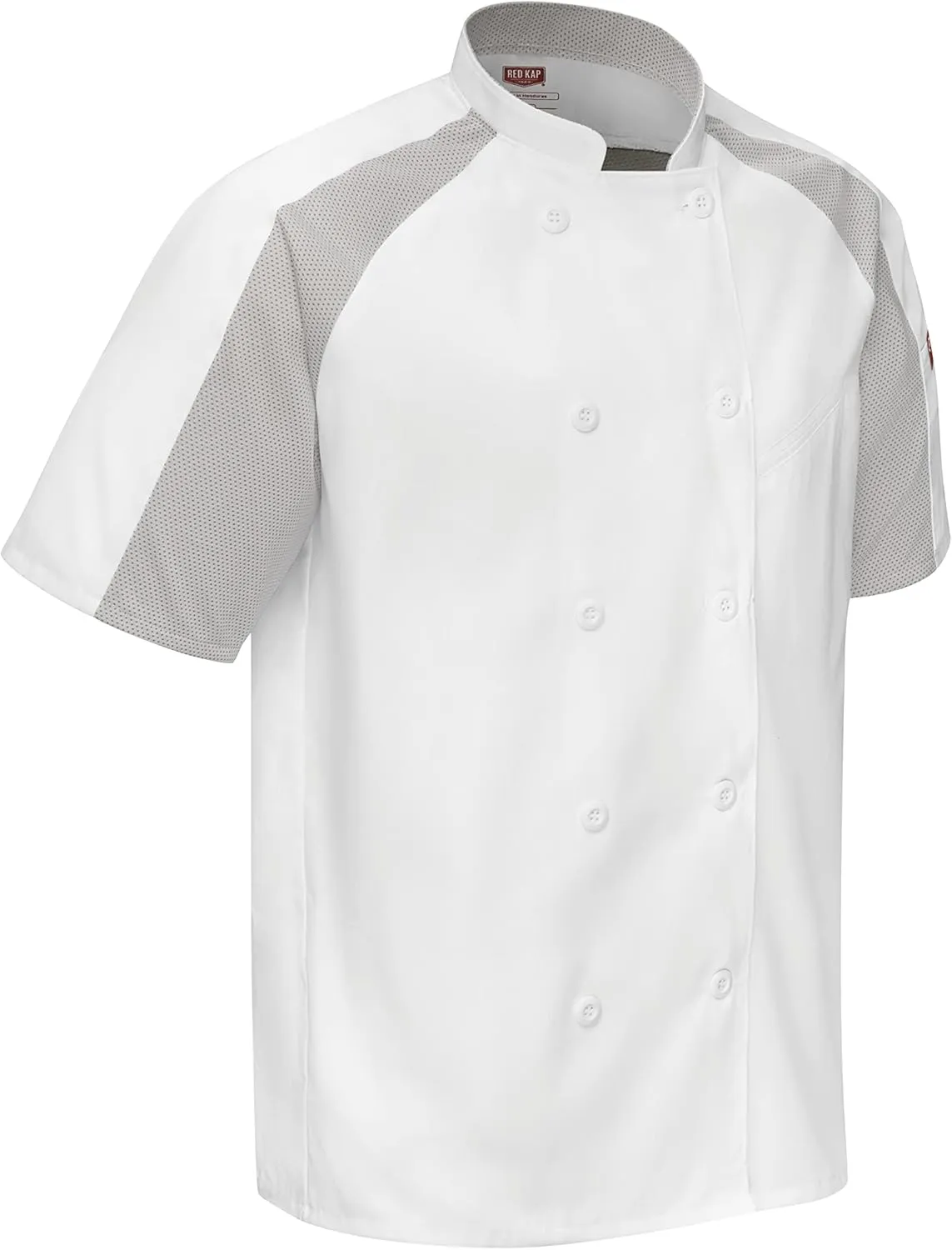 Red Kap mens Airflow Raglan Chef Coat With OilblokChef's Jacket