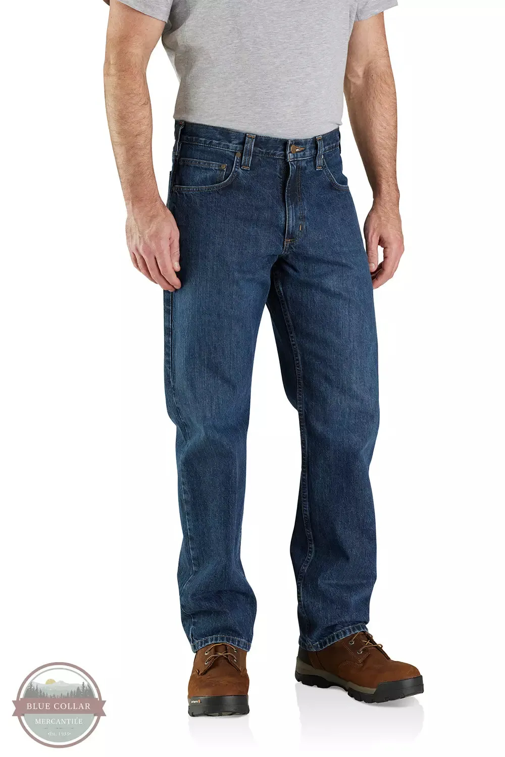 Relaxed Fit 5-Pocket Jean 105119-HA0