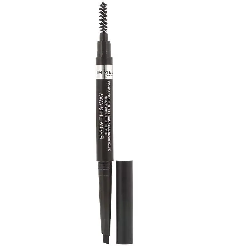Rimmel London Brow This Way Fill & Sculpt Eyebrow Definer 004 Soft Black