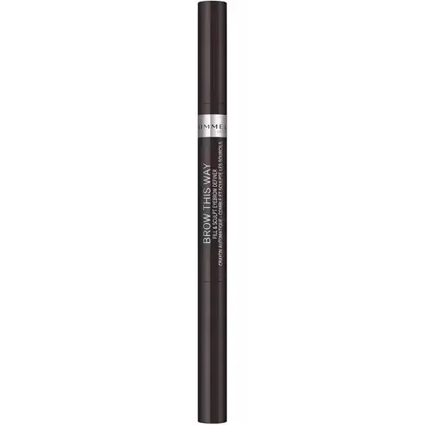 Rimmel London Brow This Way Fill & Sculpt Eyebrow Definer 004 Soft Black