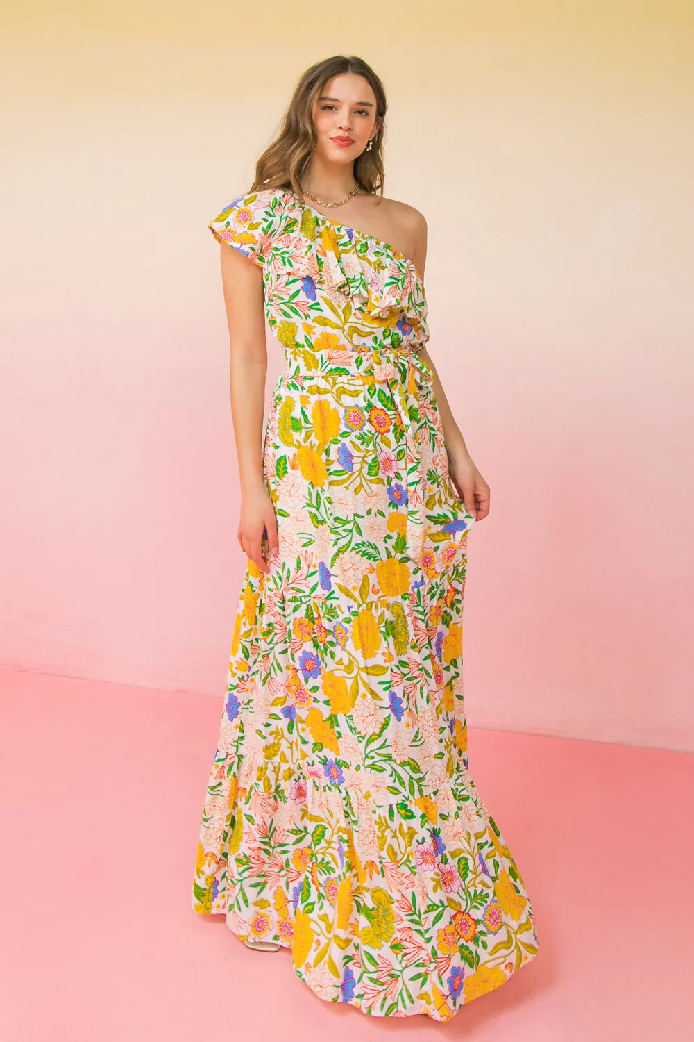 RUN THE GAME WOVEN MAXI DRESS