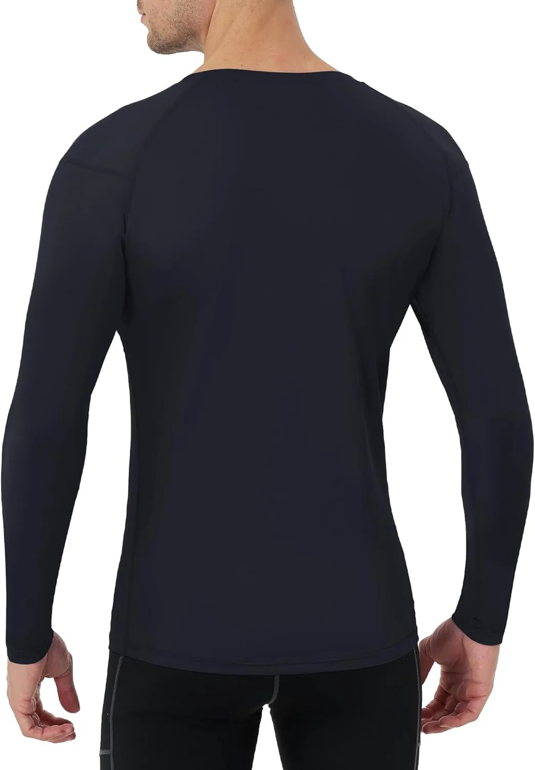 Runhit Long Sleeve Compression Shirts for Men, UPF 50  Men's Compression Shirts, Running Athletic Workout Base Layer