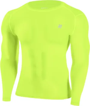 Runhit Long Sleeve Compression Shirts for Men, UPF 50  Men's Compression Shirts, Running Athletic Workout Base Layer
