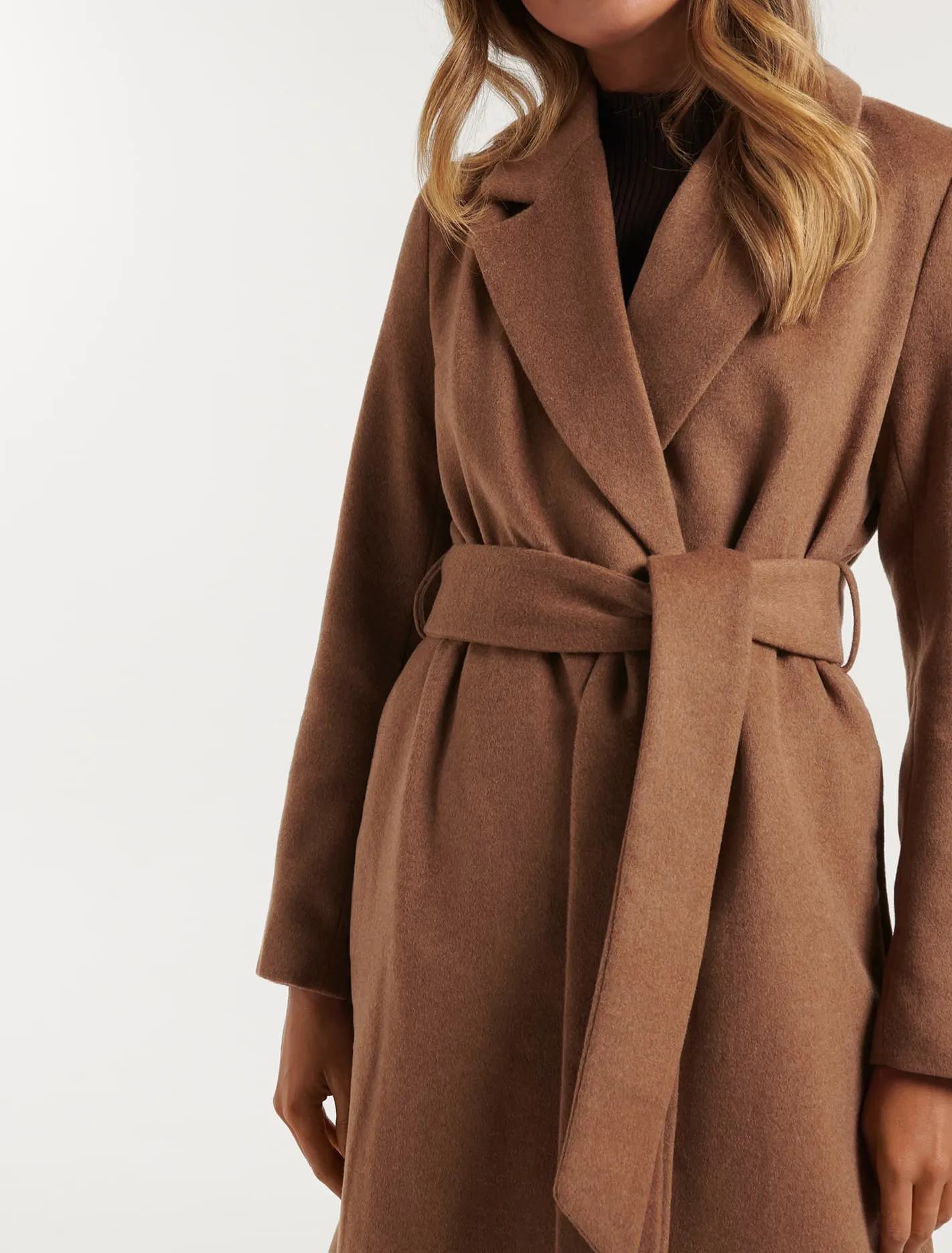 Sasha Petite Wrap Coat