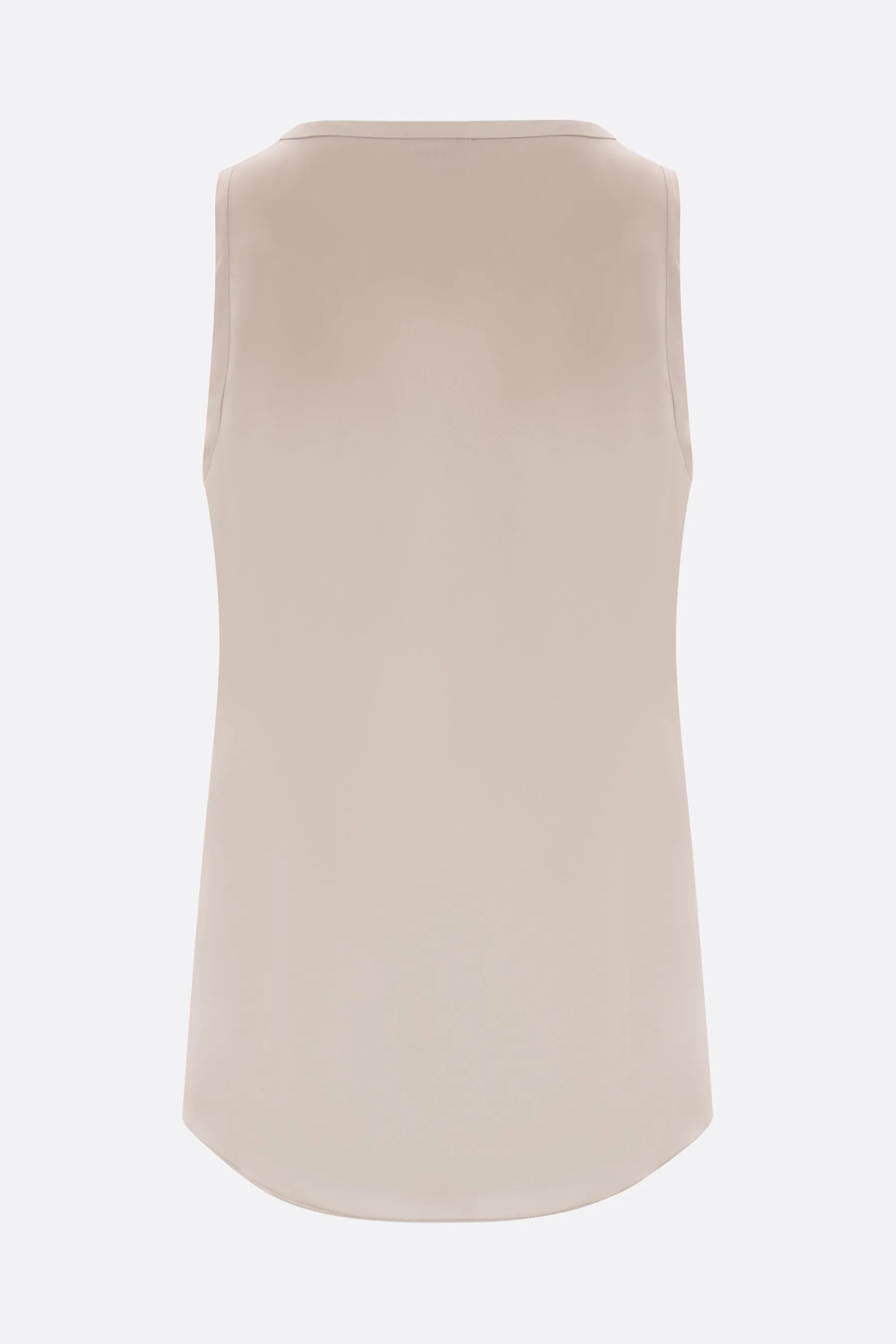 Satin Sleeveless Top