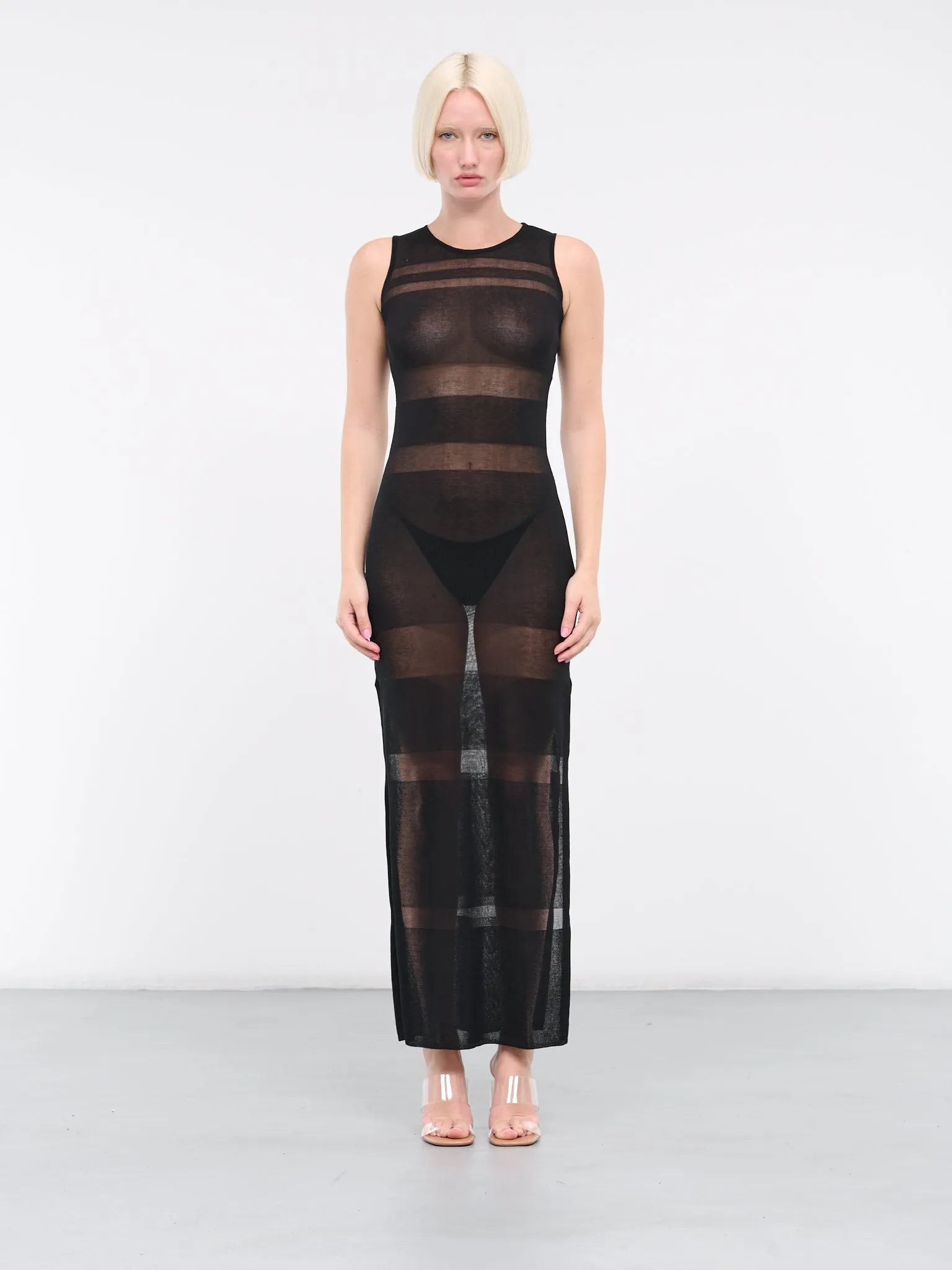 Sea Breeze Knit Dress (114133-0999-BLACK)