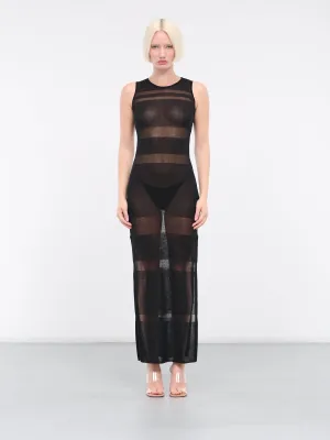 Sea Breeze Knit Dress (114133-0999-BLACK)