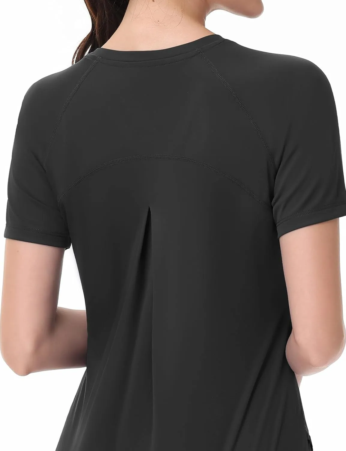 SPEXIAL Women's Short Sleeve Workout Tops Athletic Running Yoga Shirts Quick Dry T-Shirts UPF 50  Sun Shirt