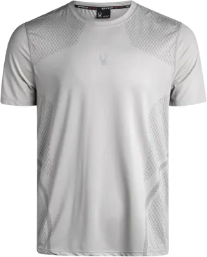 Spyder Men's Athletic T-Shirt - Short Sleeve Crew Neck Performance Workout Shirt for Men with Heatzone Placement Print (S-XL)