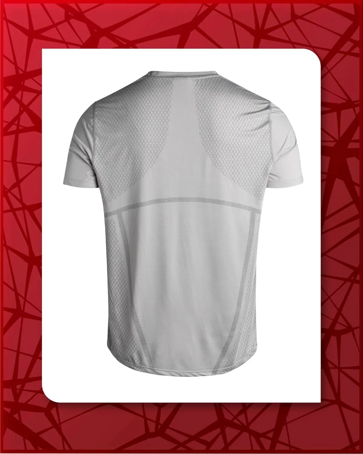 Spyder Men's Athletic T-Shirt - Short Sleeve Crew Neck Performance Workout Shirt for Men with Heatzone Placement Print (S-XL)