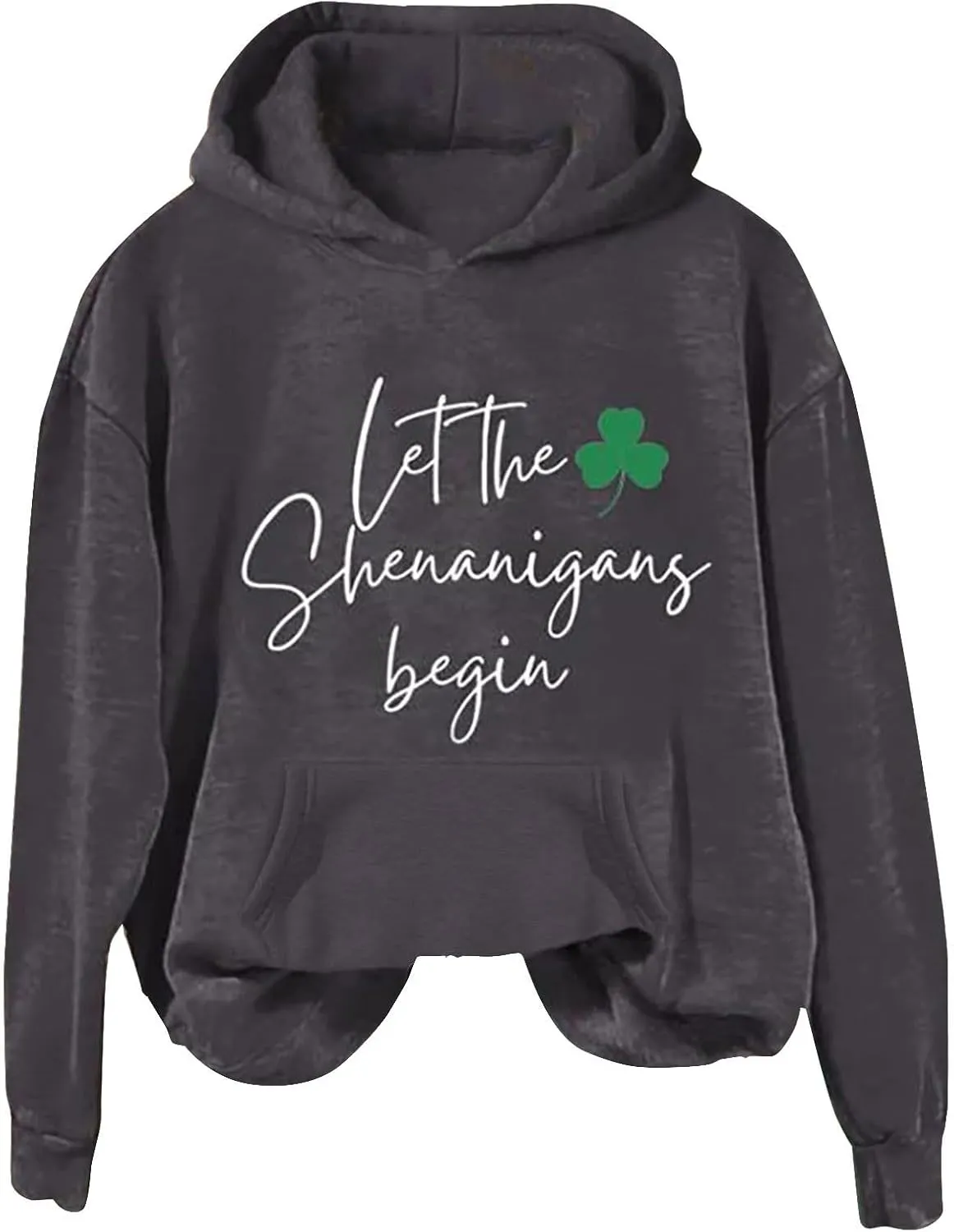 St Patricks Day Sweatshirt Women Funny Plus Size Hoodie St Patty's Day Clothes