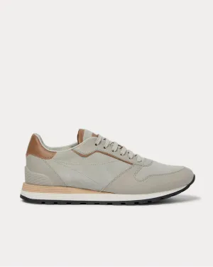 Suede and Leather  Gray low top sneakers