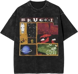 T Shirts for Men Over Sized Loose Fit T-Shirt Heavy Cotton Washed Vintage Tee Unisex Shirts