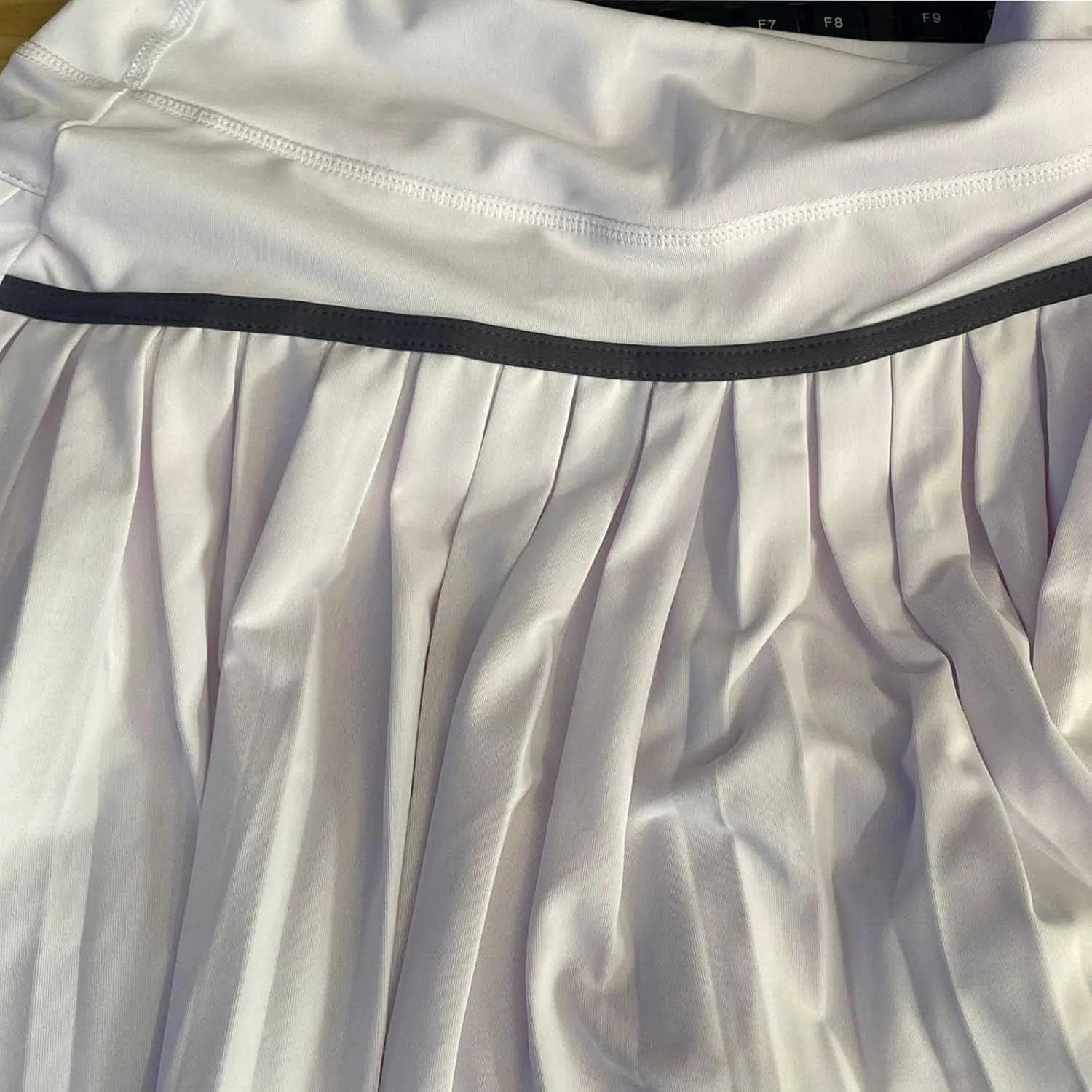 Tennis Skirt Stretchy High Waisted Running Sports Pleated Skirts Midi Black Skirt for Women