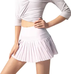 Tennis Skirt Stretchy High Waisted Running Sports Pleated Skirts Midi Black Skirt for Women