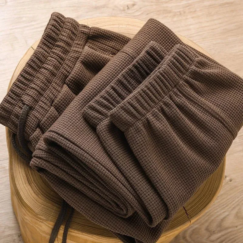 Textured Waffle Lounge Pants