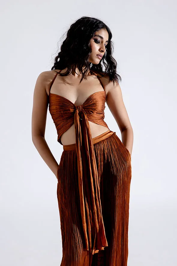 Toffee Ruched Pants