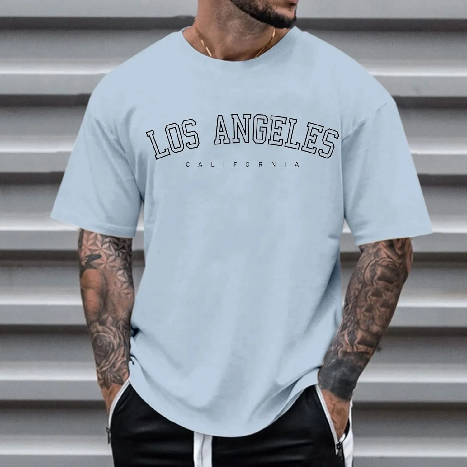 Tshirt for Men Casual Short Sleeve Breathable Athletic Outdoor Regular Fit Tees Trendy True Comfort Tops