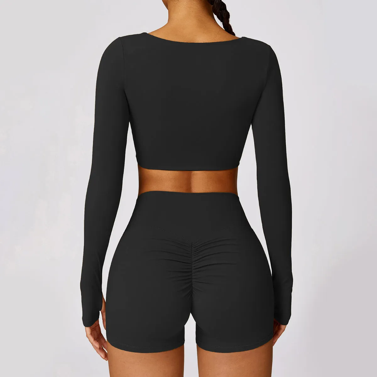 Twisted Long Sleeve Sports Top
