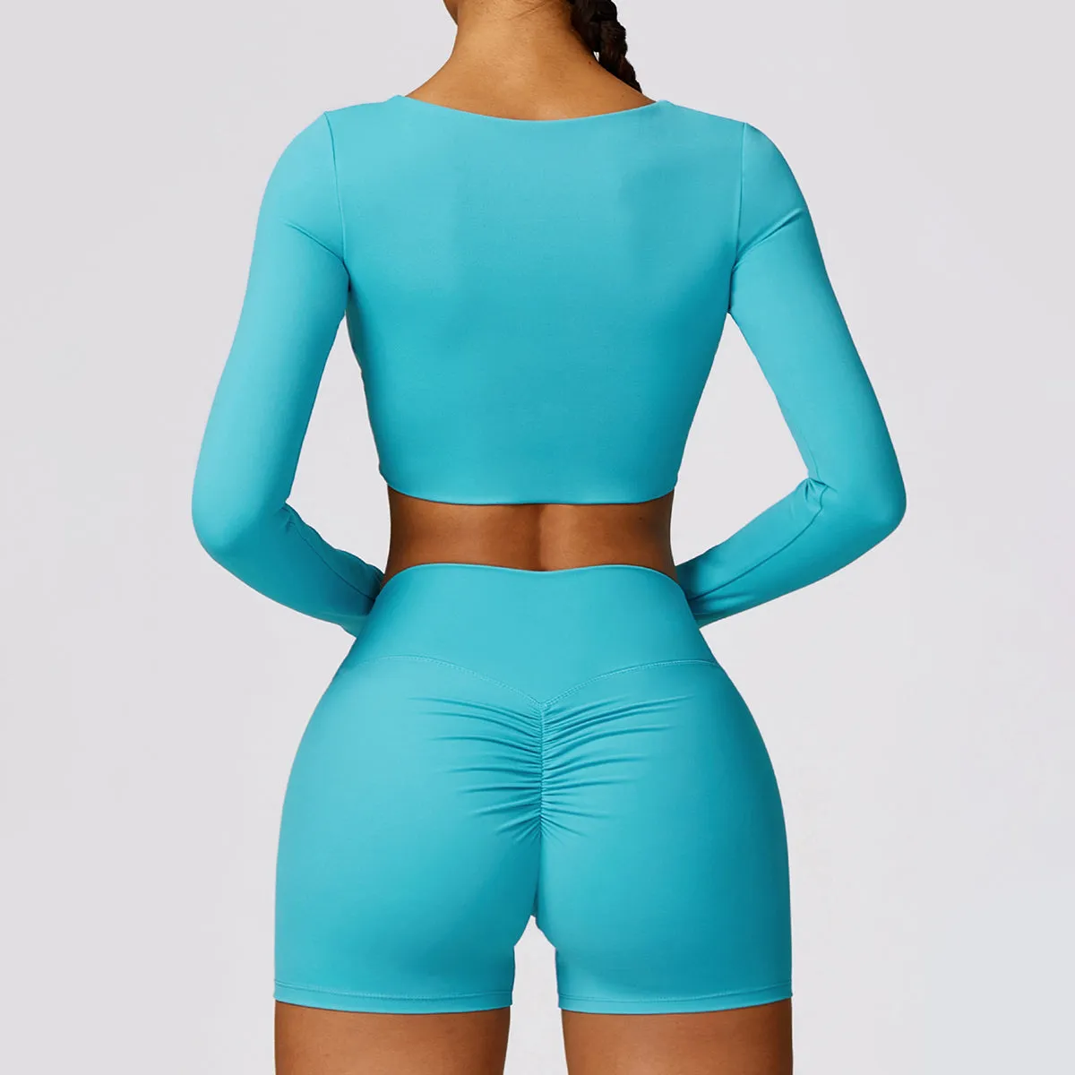 Twisted Long Sleeve Sports Top