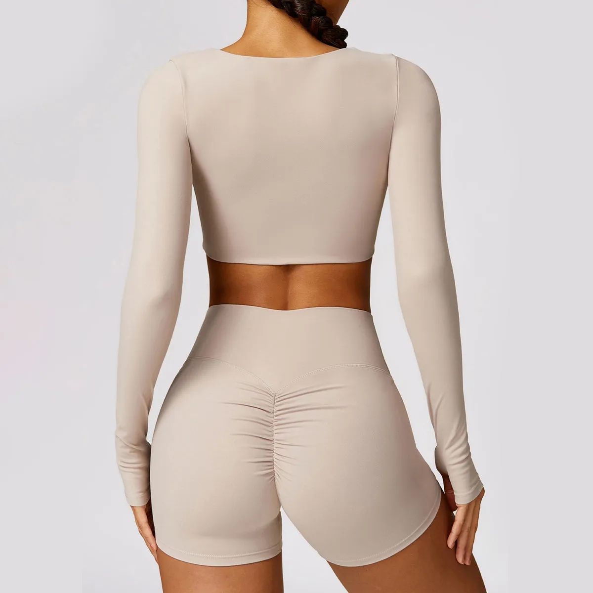 Twisted Long Sleeve Sports Top