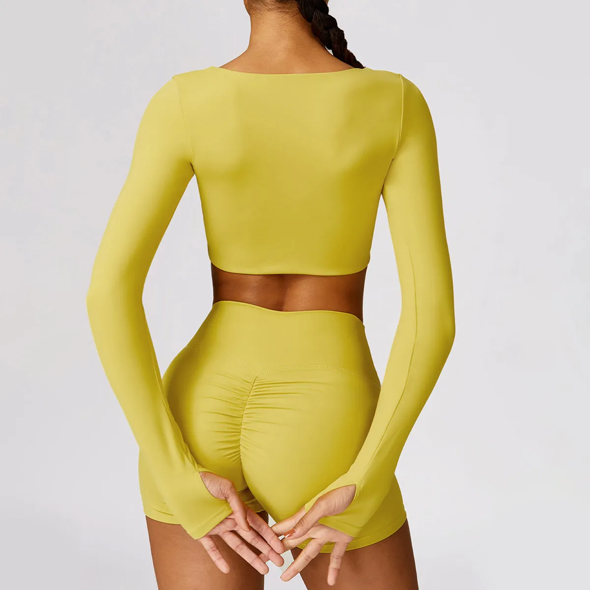 Twisted Long Sleeve Sports Top