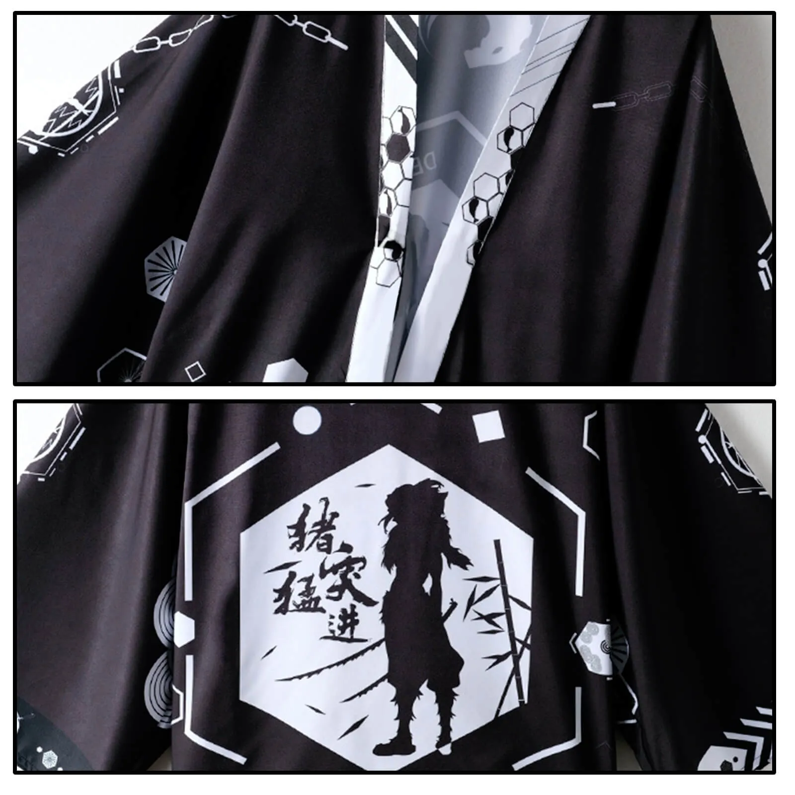Unisex Cosplay Coat Nezuko Shinobu Tanjiro Zenitsu Giyu Kyojuro Kimono Haori Shirt