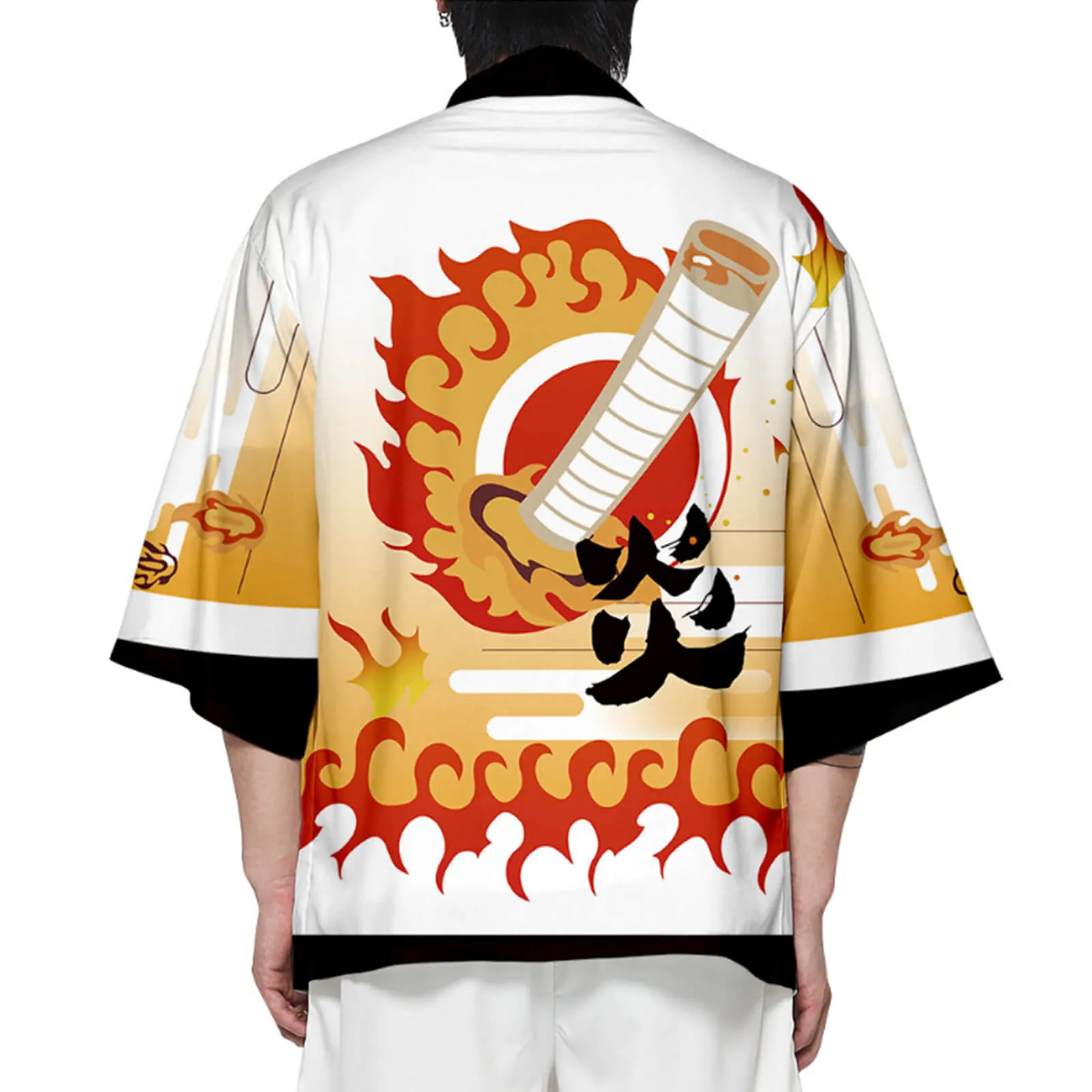 Unisex Cosplay Coat Nezuko Shinobu Tanjiro Zenitsu Giyu Kyojuro Kimono Haori Shirt