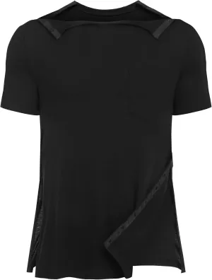 URRU Men's Post Shoulder Surgery Shirts Recovery Full Tear Away Short Sleeve Snap Chemo Shirts for Port Access