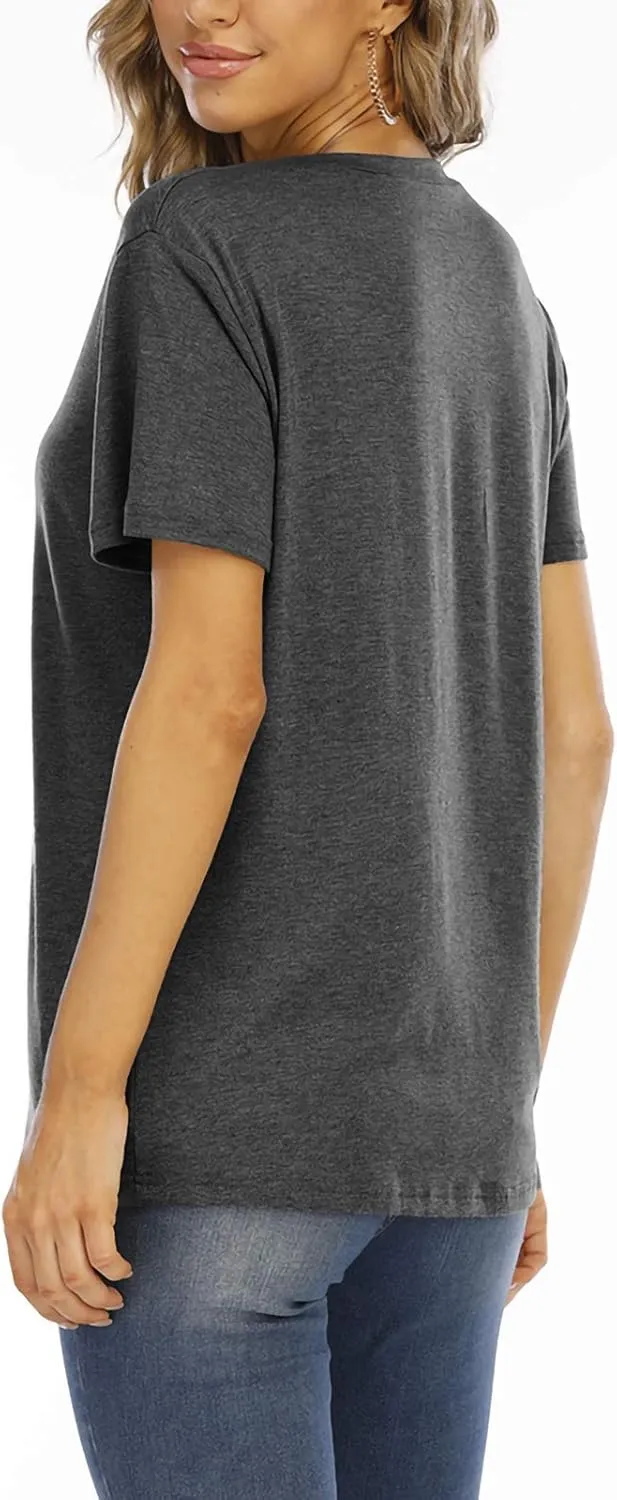 Valentines Day Shirts Women Cute Glitter Heart Shirt Casual Valentines Shirts for Women Long Sleeve Graphic Tees Tops