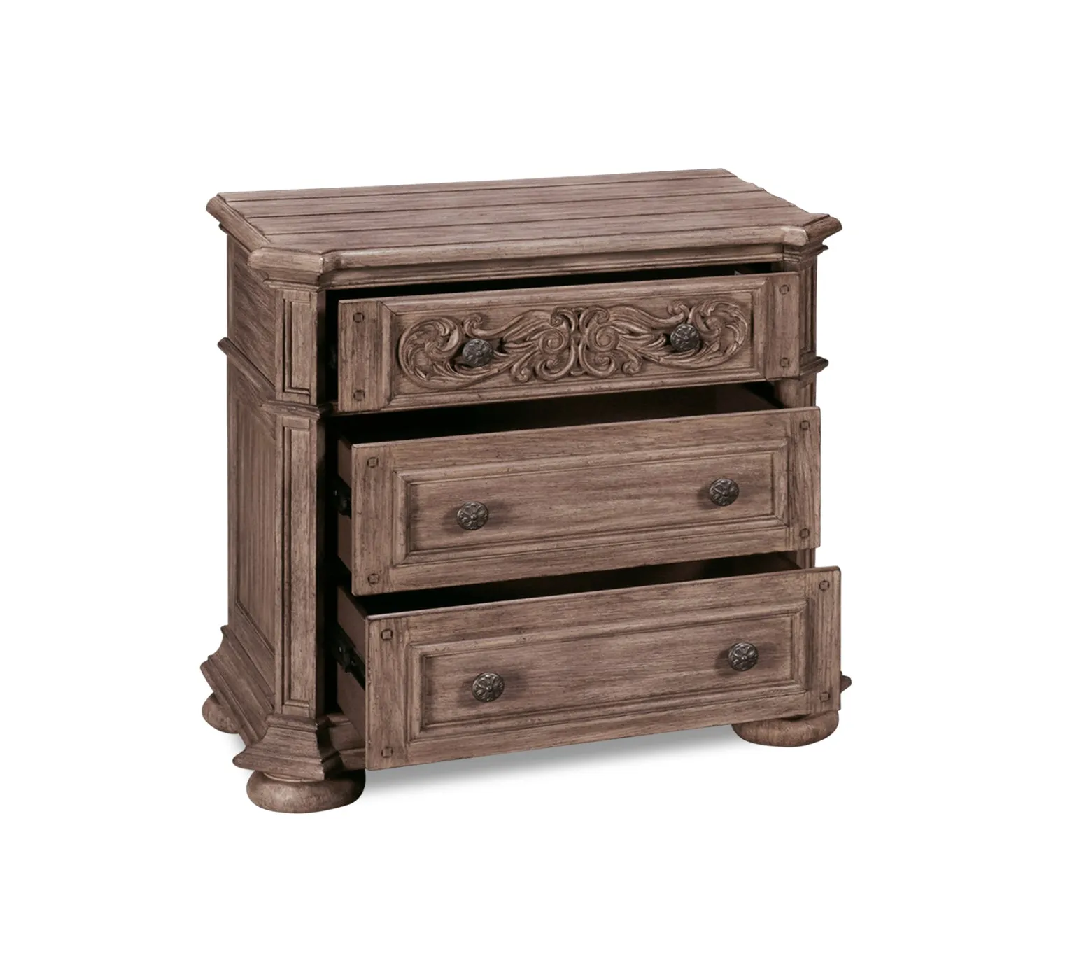 Veila 3 Drawer Nightstand