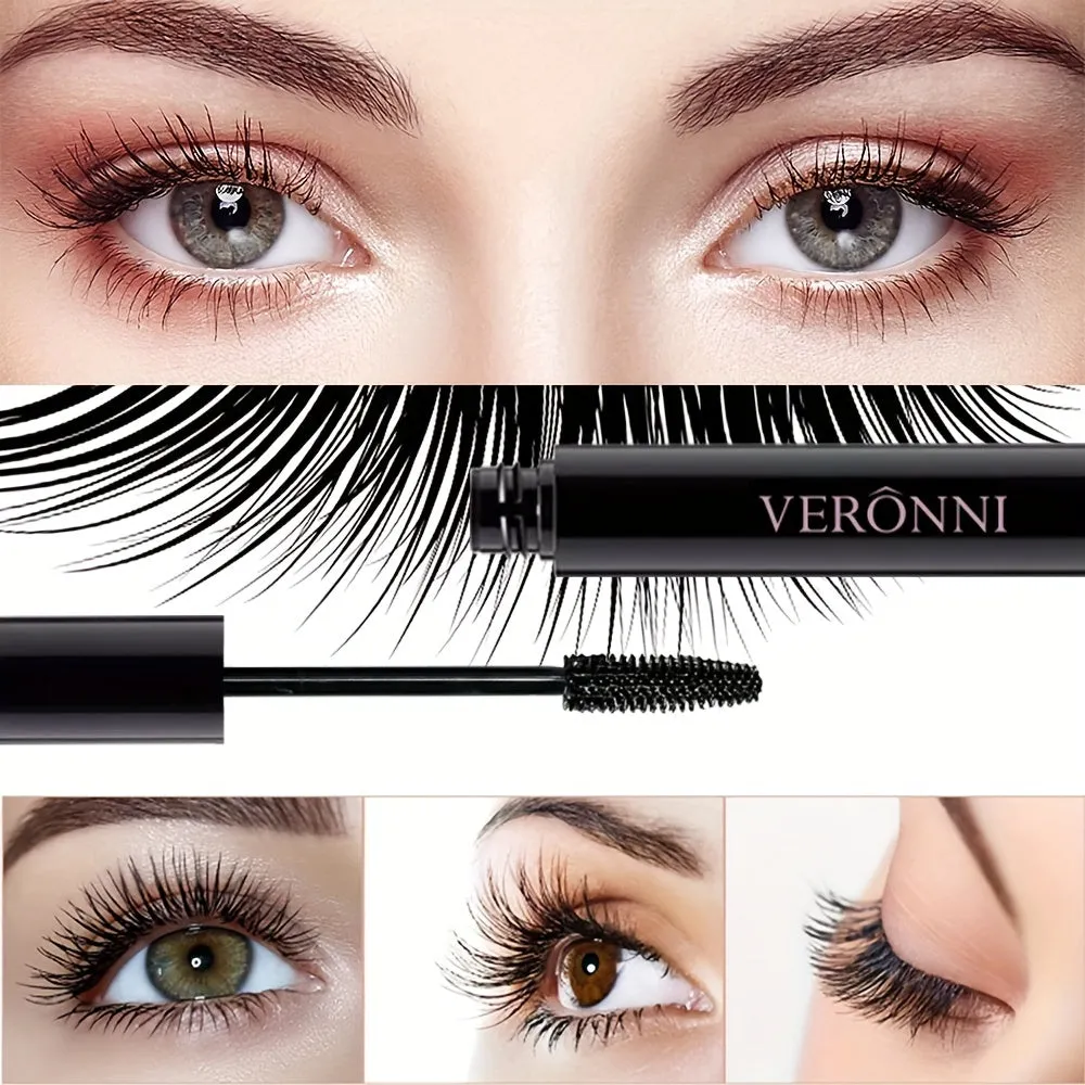 Vibrant and Waterproof 5 Color Mascara with Eyelash Base