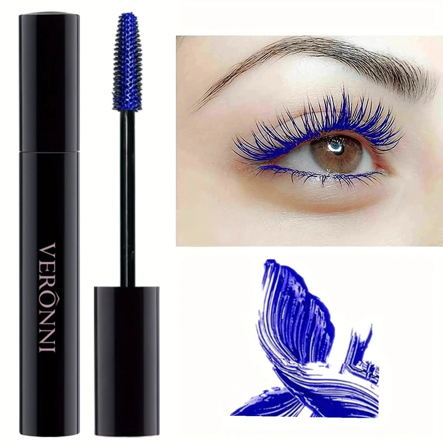 Vibrant and Waterproof 5 Color Mascara with Eyelash Base