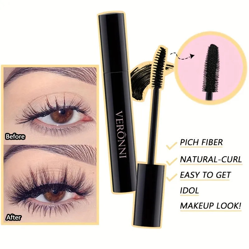 Vibrant and Waterproof 5 Color Mascara with Eyelash Base