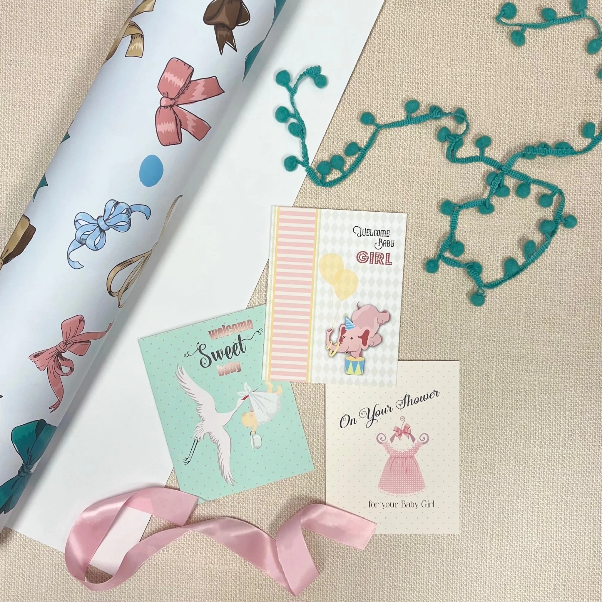Vintage Bows and Ribbons Gift Wrap