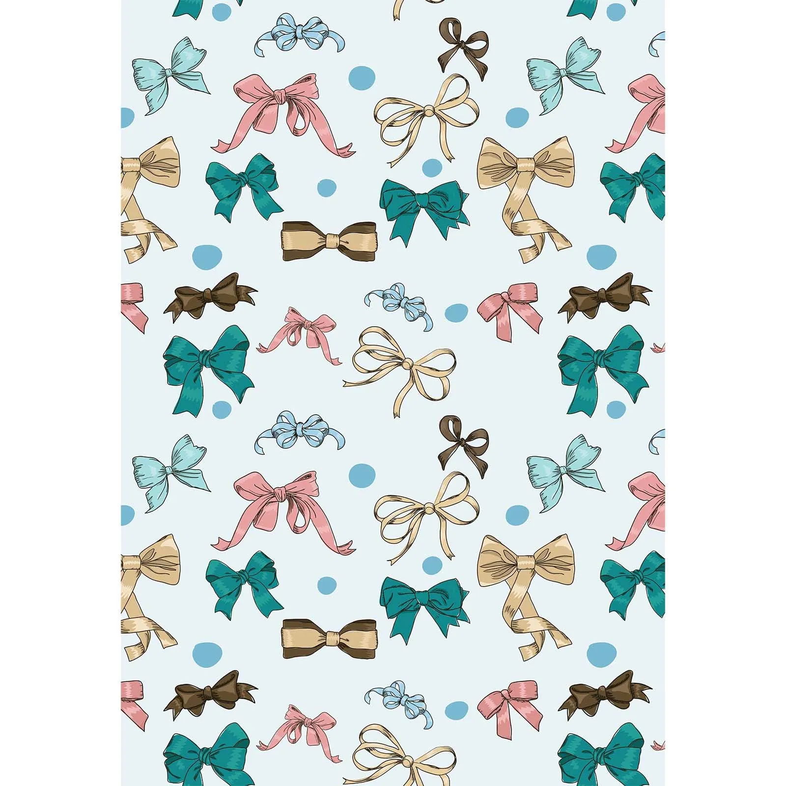 Vintage Bows and Ribbons Gift Wrap