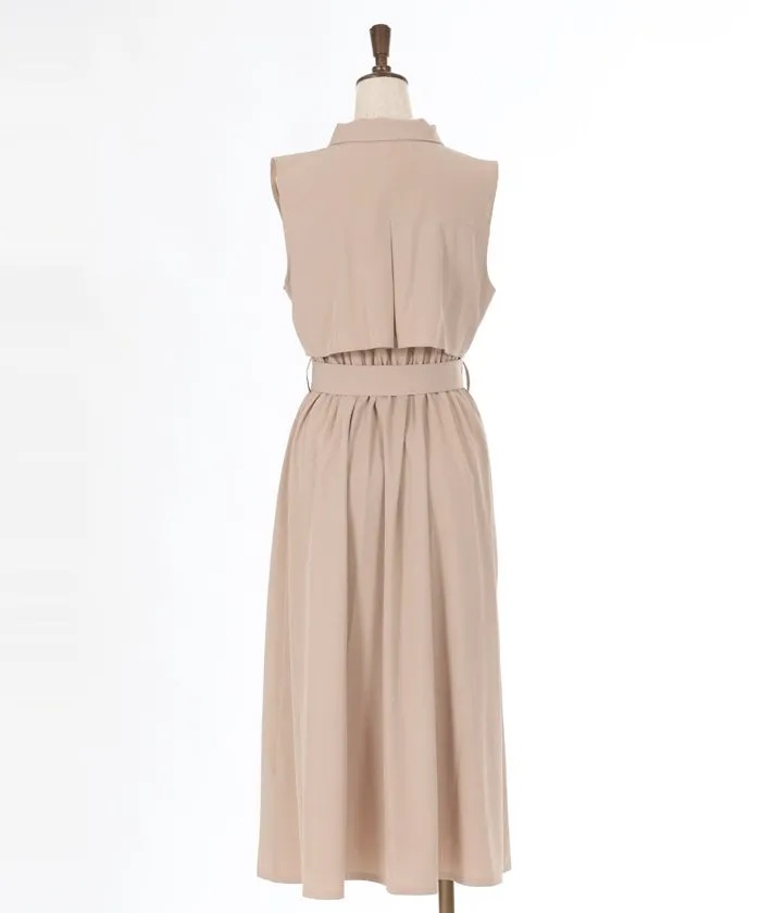 Waist Tuck Gilet Dress