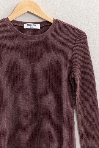 Washed Thermal Long Sleeve Layering Shirt