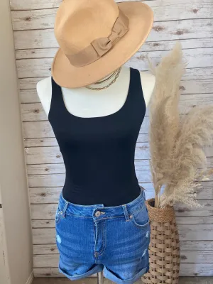 Weekend Ready Black Bodysuit